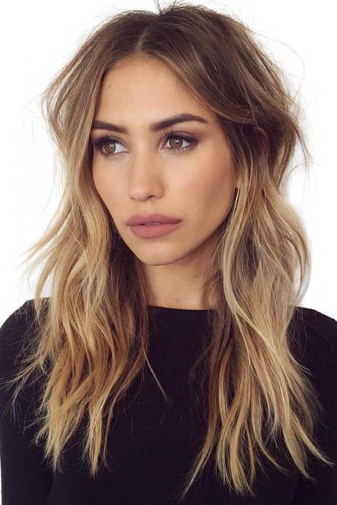 Long Layered Thin Hair Style