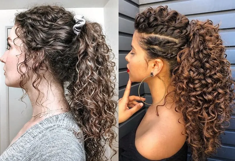 Loose Curly Ponytail