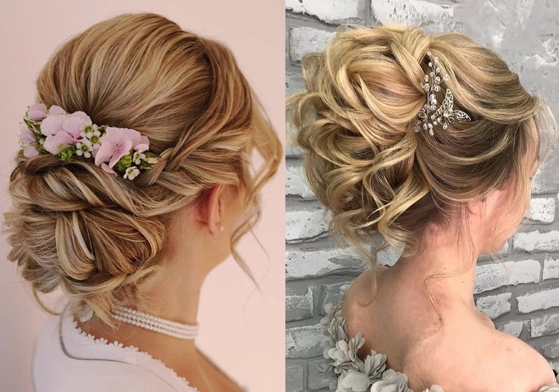 Loose Updo for Wedding
