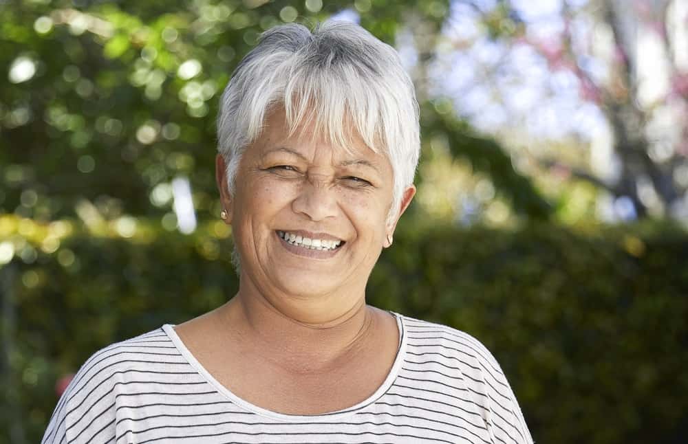 Low Maintenance Grey Hair for Women Over 50