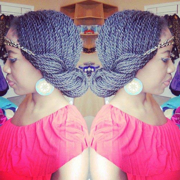 Low Twist hairstyle 