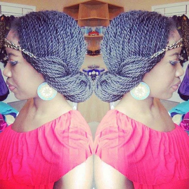 Low Twist hairstyle 