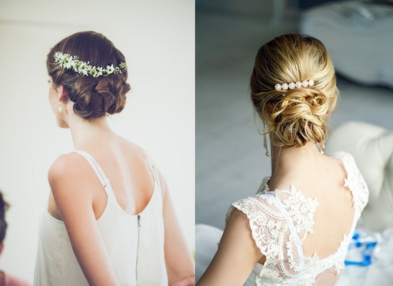 Low Updo for Wedding