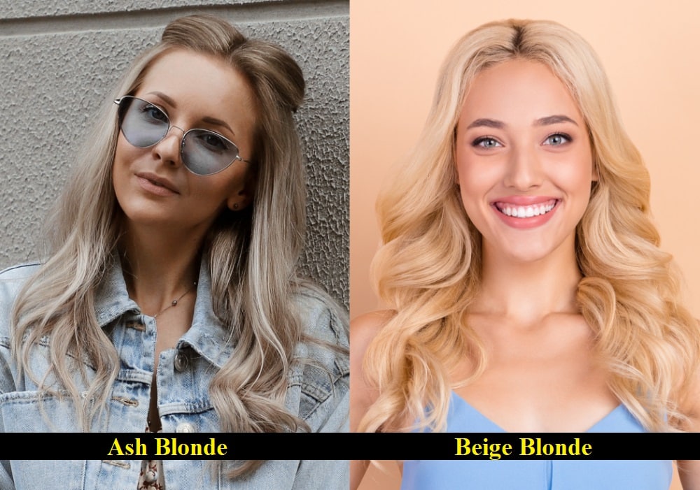 Major Differences Between Ash Blonde and Beige Blonde - Suitable Skin Tone