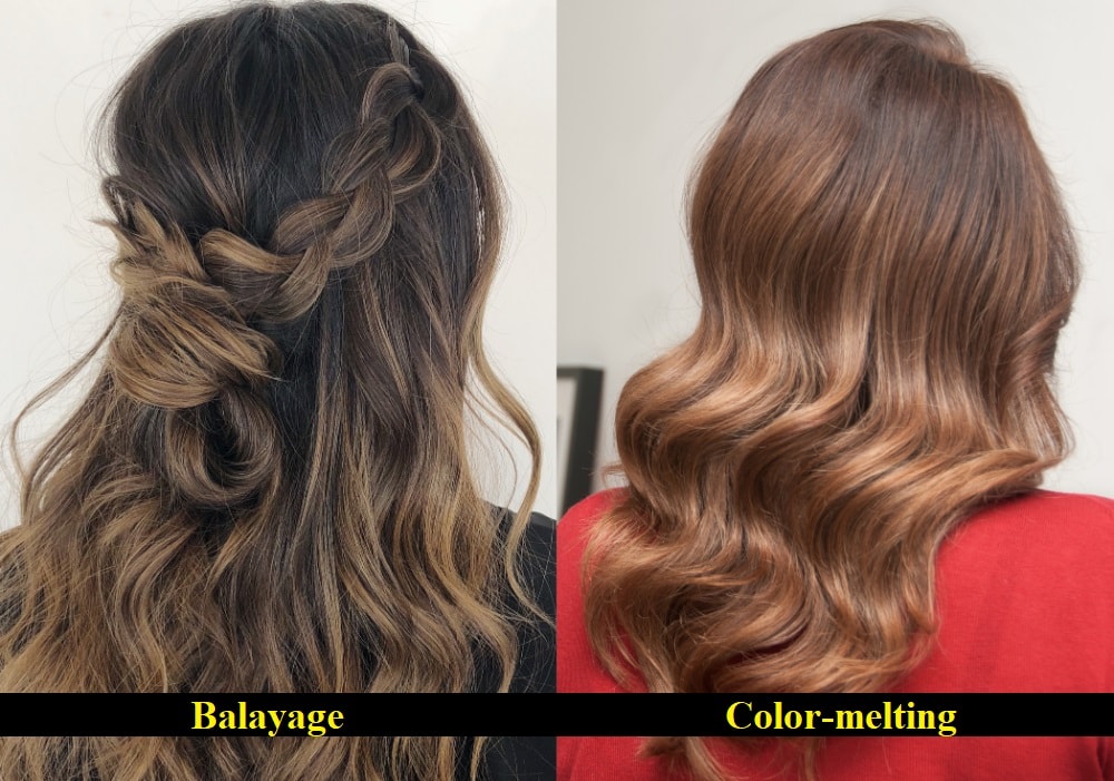 Color Melt Hair vs. Balayage