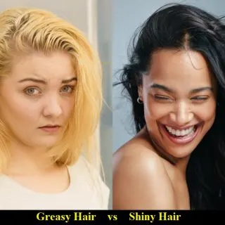Major Differences Between Shiny and Greasy Hair 