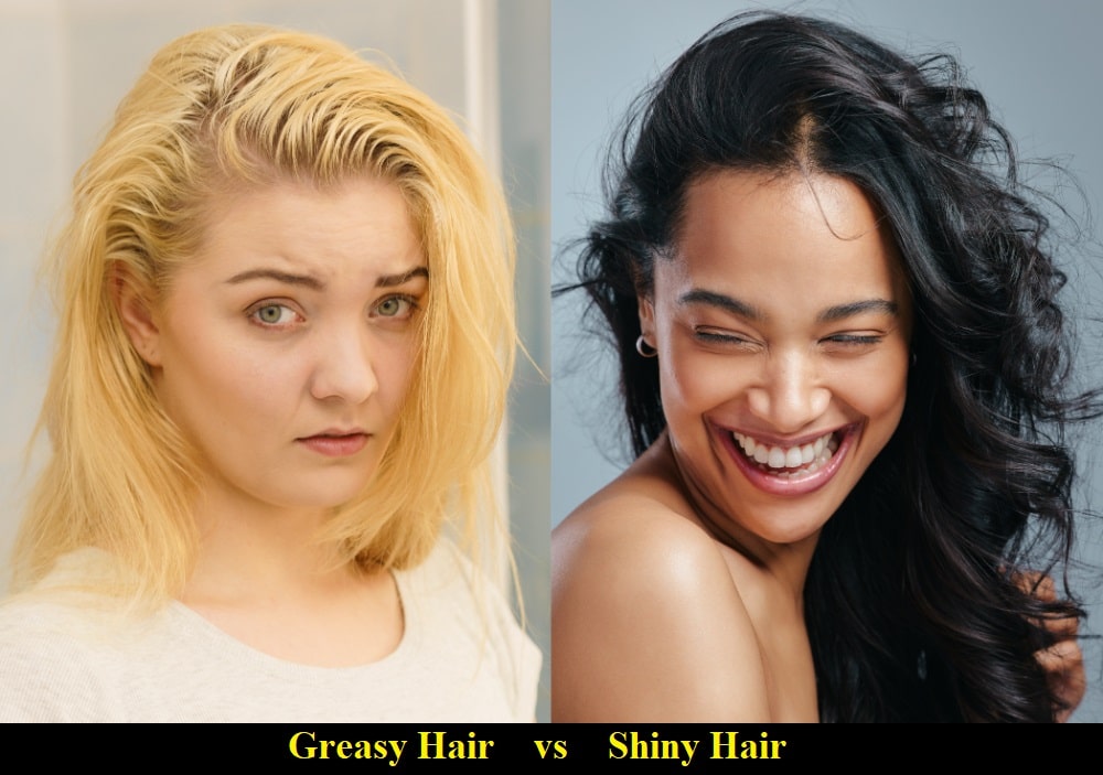 Greasy Hair vs. Shiny Hair: How to Tell the Difference – HairstyleCamp