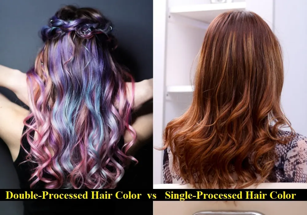 Differences Between Single and Double Processed Hair Color