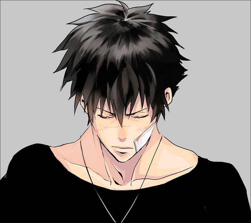 Male Anime Characters With Black Hair - Nobuchika Ginoza 