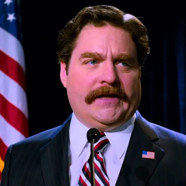 Marty Huggins With Mustache