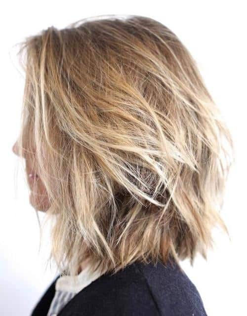 messy long shag hairstyle for women 