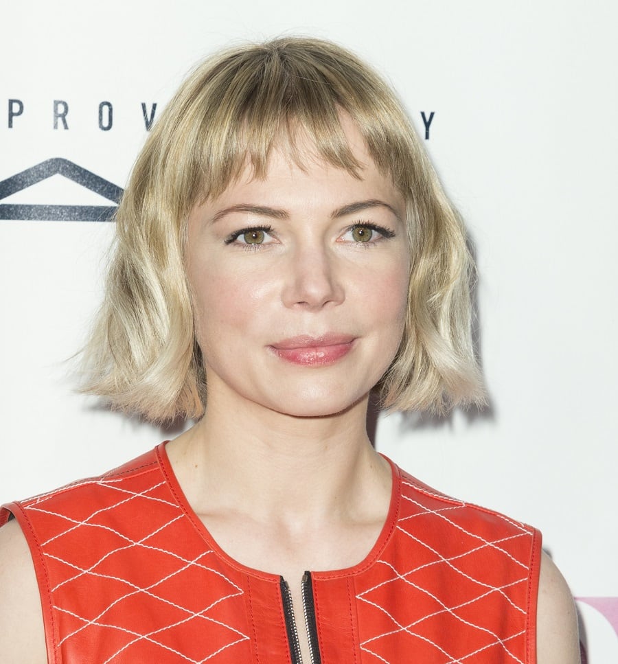 Michelle Williams Bob With Bangs