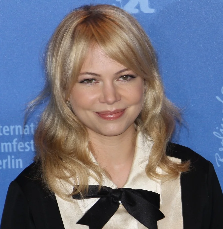 Michelle Williams Long Layered Haircut