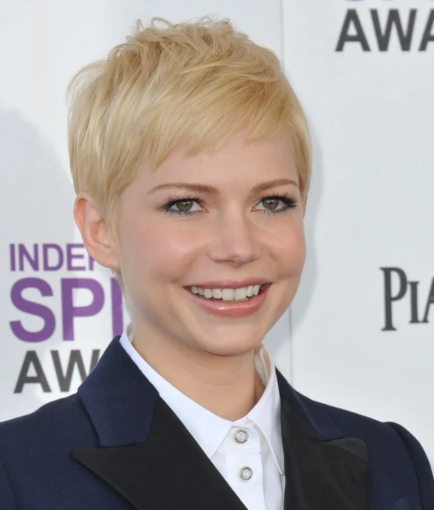 Michelle Williams Messy Pixie Cut