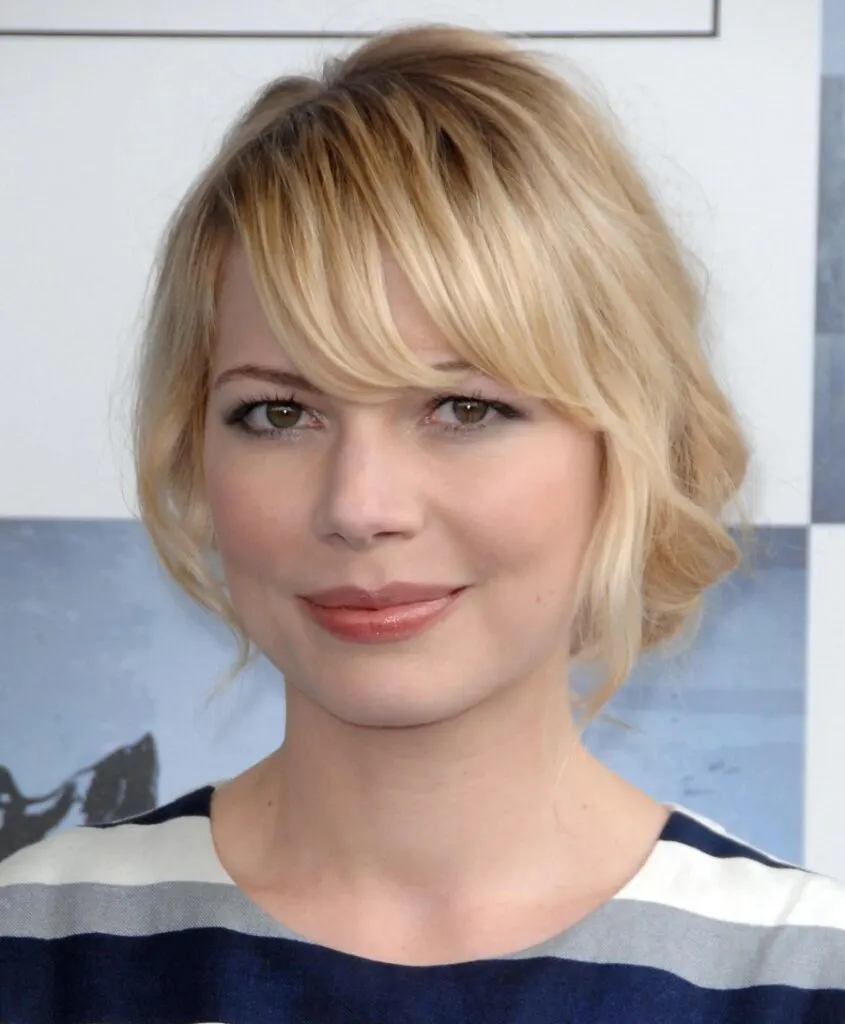 Michelle Williams Short Bob with Side Bangs