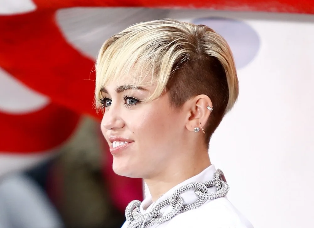 Miley Cyrus's undercut haircut