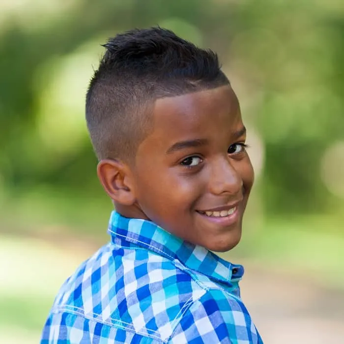 straight hair mohawk for little black boy