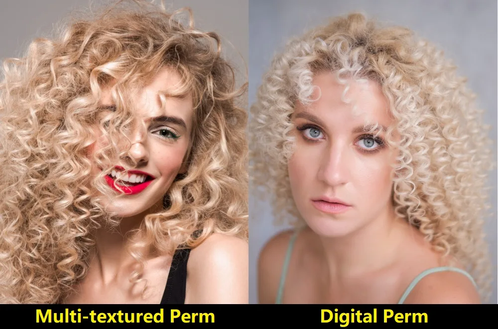 Difference between Multi-Textured Perm and Digital Perm