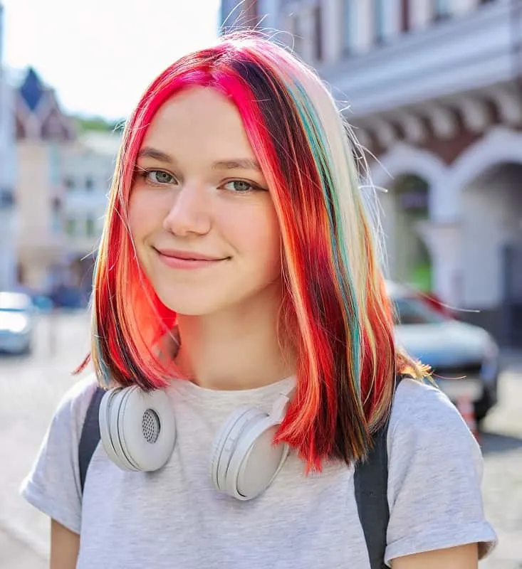 Multi-color Hair Streaks