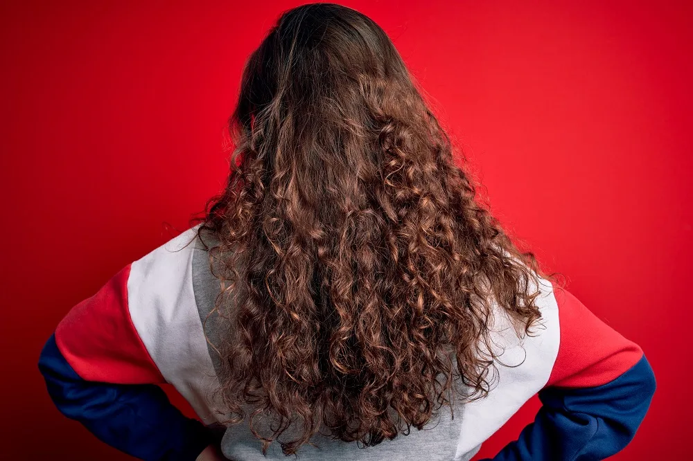 Multiple Curl Patterns Causes Straight Top and Curly Bottom Hair 