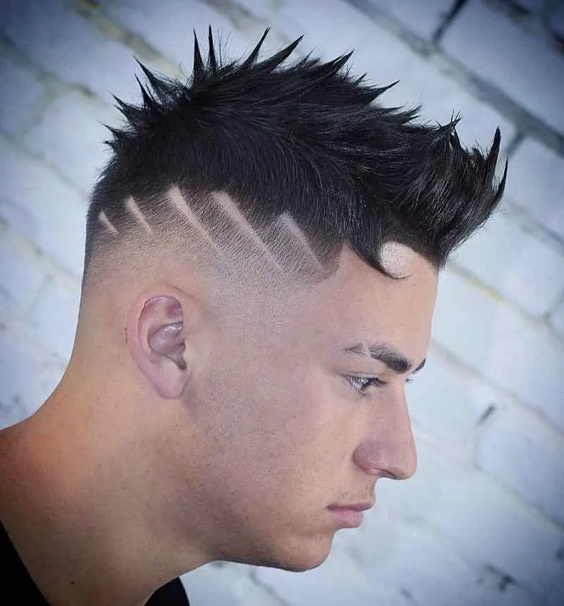 91 Creative Men's Haircut Designs With Lines and Patterns