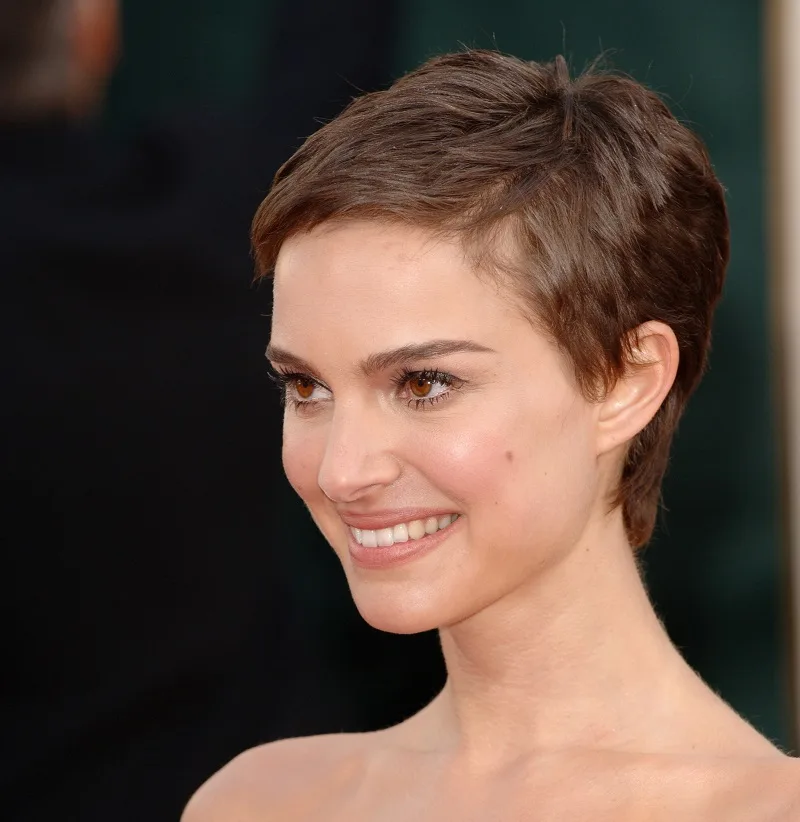 Natalie Portman With Short Hair