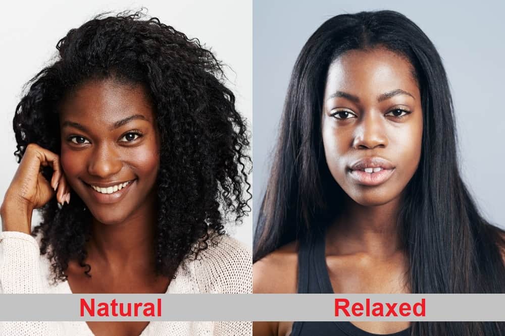 Natural Hair vs. Relaxed Hair Structure