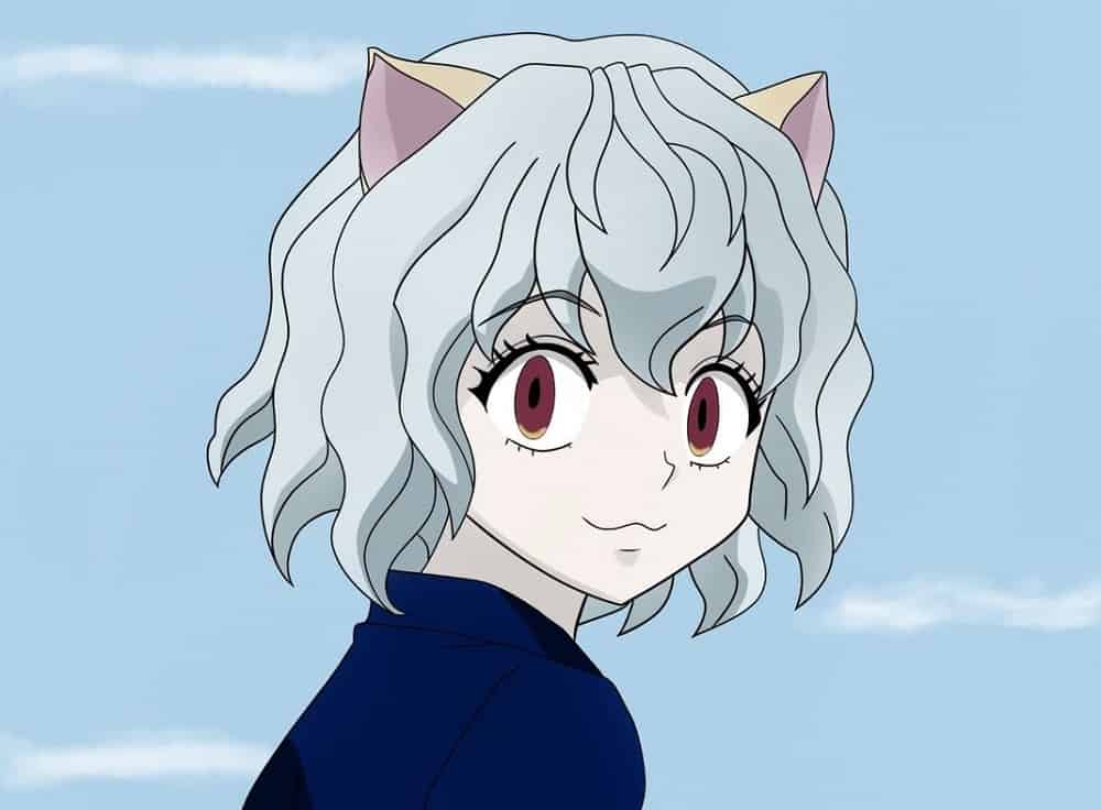 Neferpitou - white haired anime girl