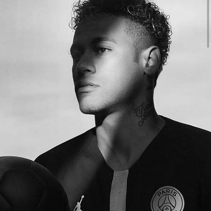 Neymar Jr. curly haircut