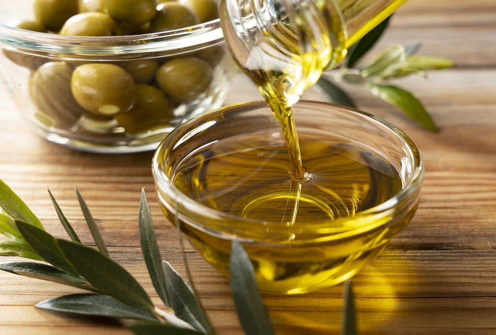 Oils for application after keratin treatment - olive oil