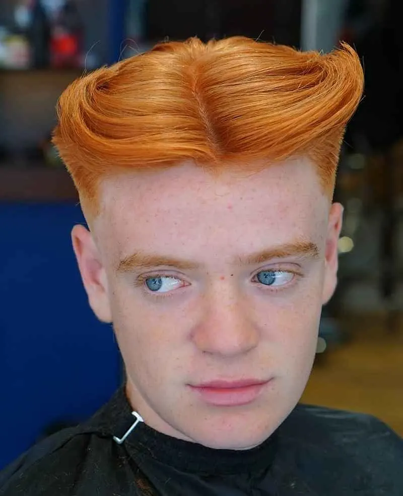 Orange Hair for Teenage Guys