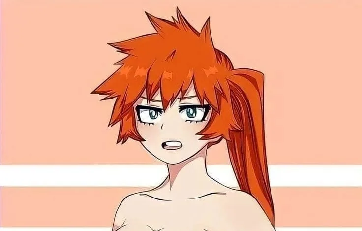 Orange Haired Anime Girl Itsuka Kendo