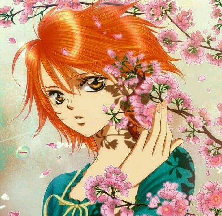 Orange Haired Anime Girl Kyoko Mogami
