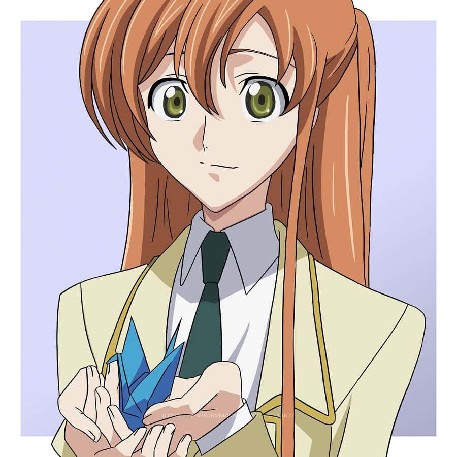 Orange Haired Anime Girl Shirley Fenette