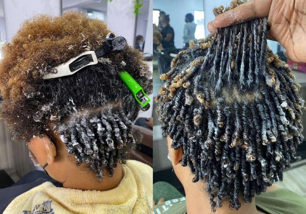 Perm Hair Naturally Without Chemicals -  Finger Curling