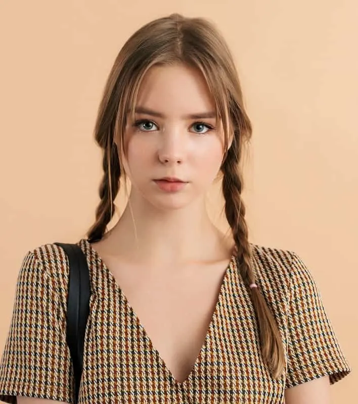 Pigtails Hairstyle for Women in Their 20s