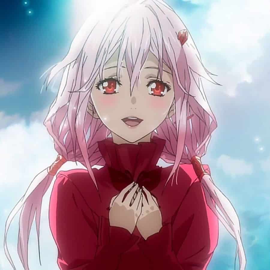 Pink Haired Anime Girl Inori Yuzuriha