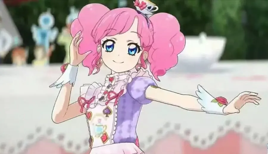 Pink Haired Anime Girl Madoka Amahane