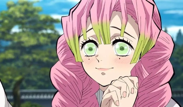 Pink Haired Anime Girl Mitsuri Kanroji