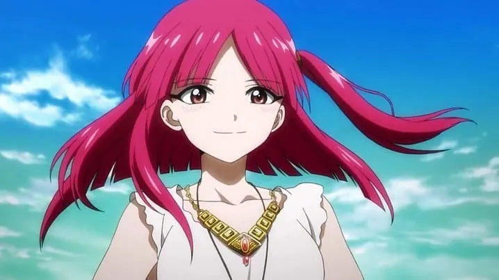 Pink Haired Anime Girl Morgiana