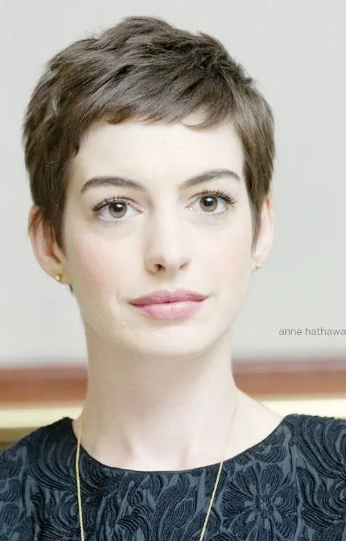 nice Pixie Cut with Bangs hair for women