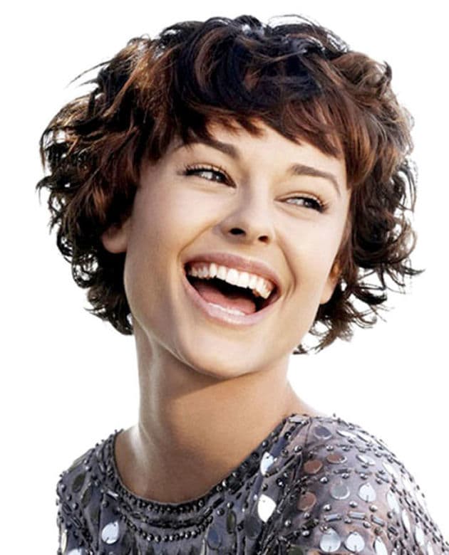 Pixie short Curly hairstyle for girl