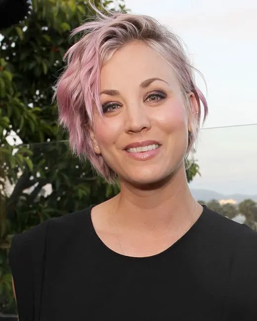 latest hairstyle for teen girls by Kaley Cuoco