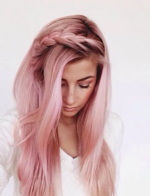 Pastel Pink Prettiest Hair Color