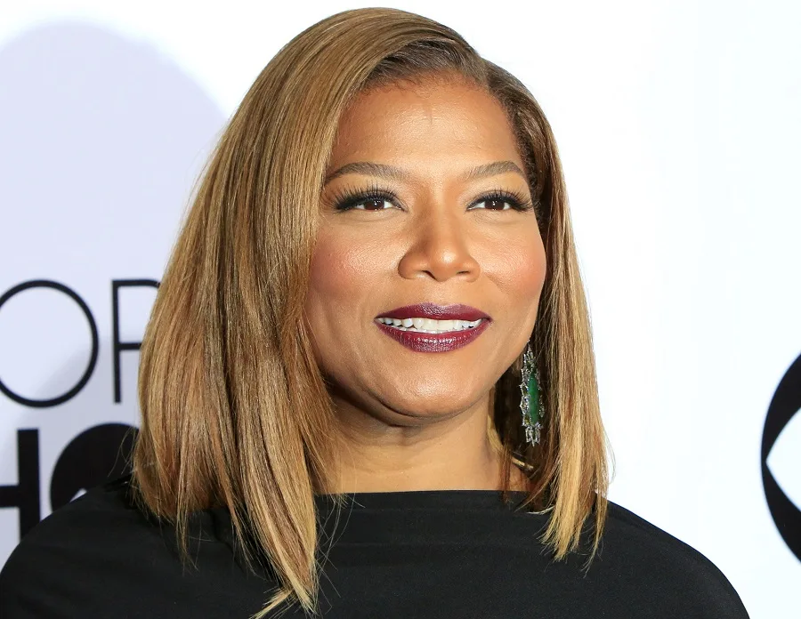 Queen Latifah- Celebrity Rapper With Round Face
