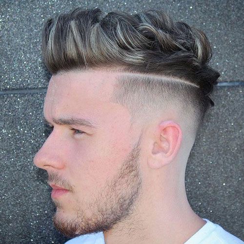 side shave Quiff Hairstyle you favorite 