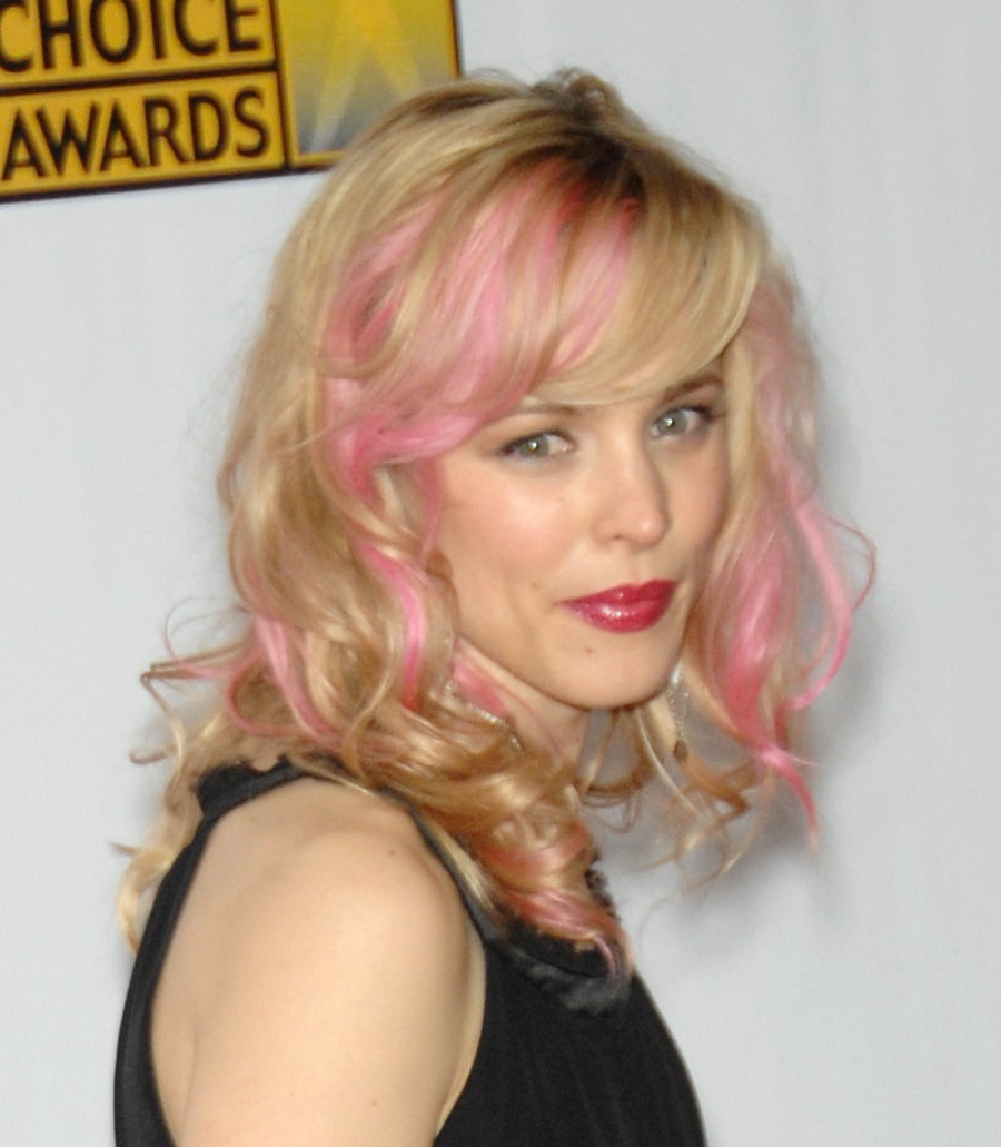 Rachel McAdams With Pink Hair