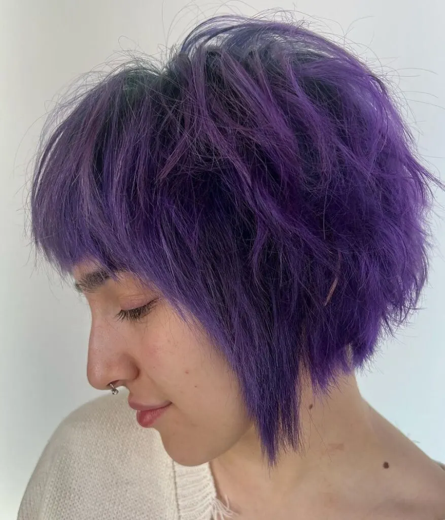 Ramona flowers haircut for purple hair