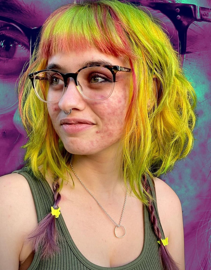 Ramona flowers haircut for yellow hair