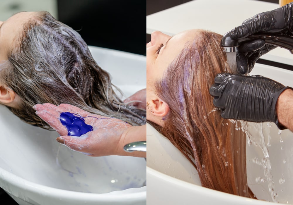 Reasons Why Purple Shampoo Does Not Work - Using Less Products